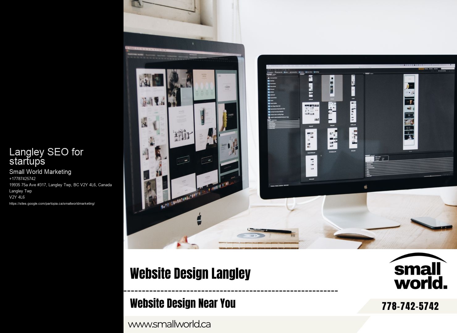 SEO Consultancy Langley SEO for startups BC