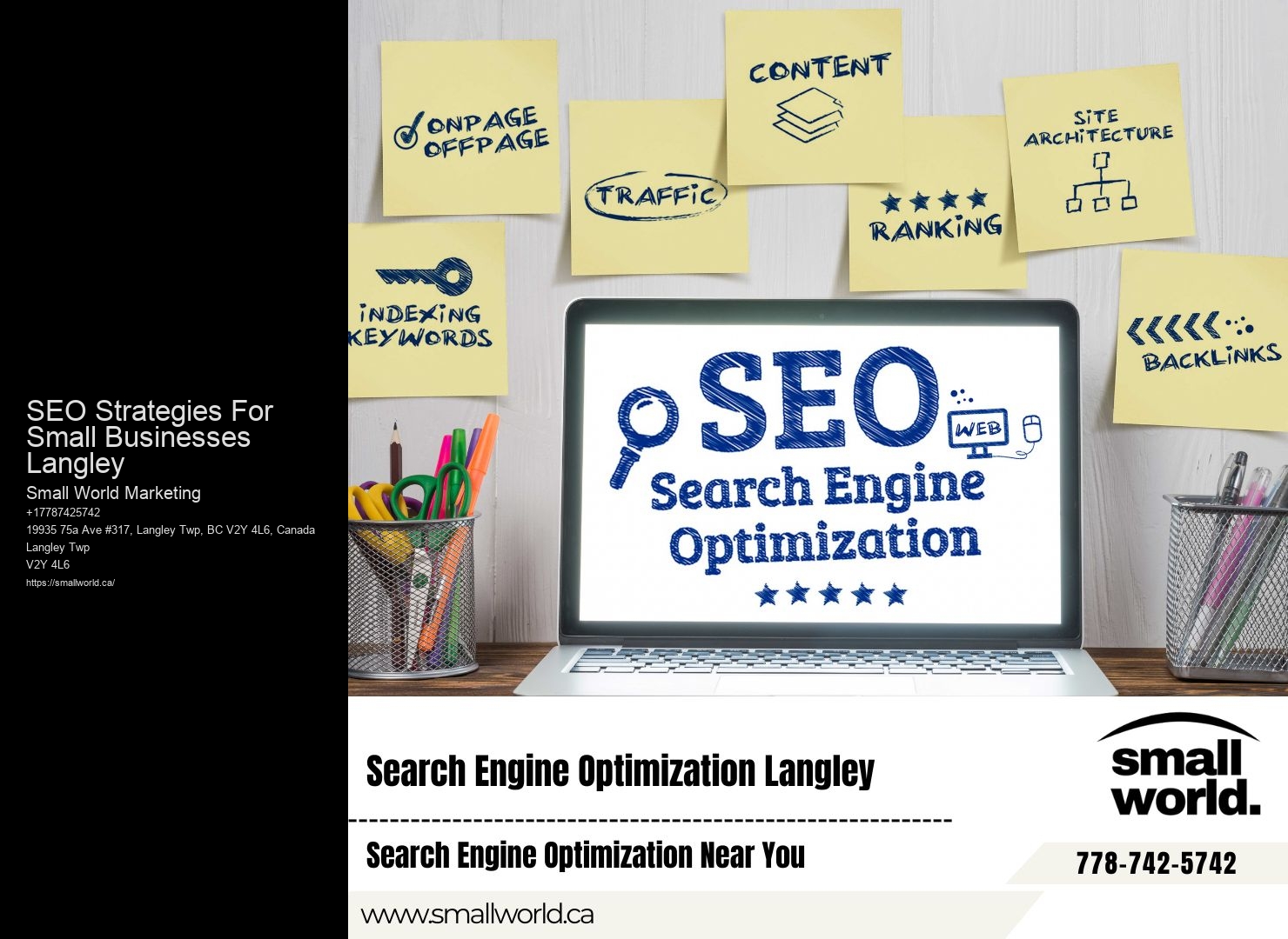 SEO Strategies For Small Businesses Langley SEO Process