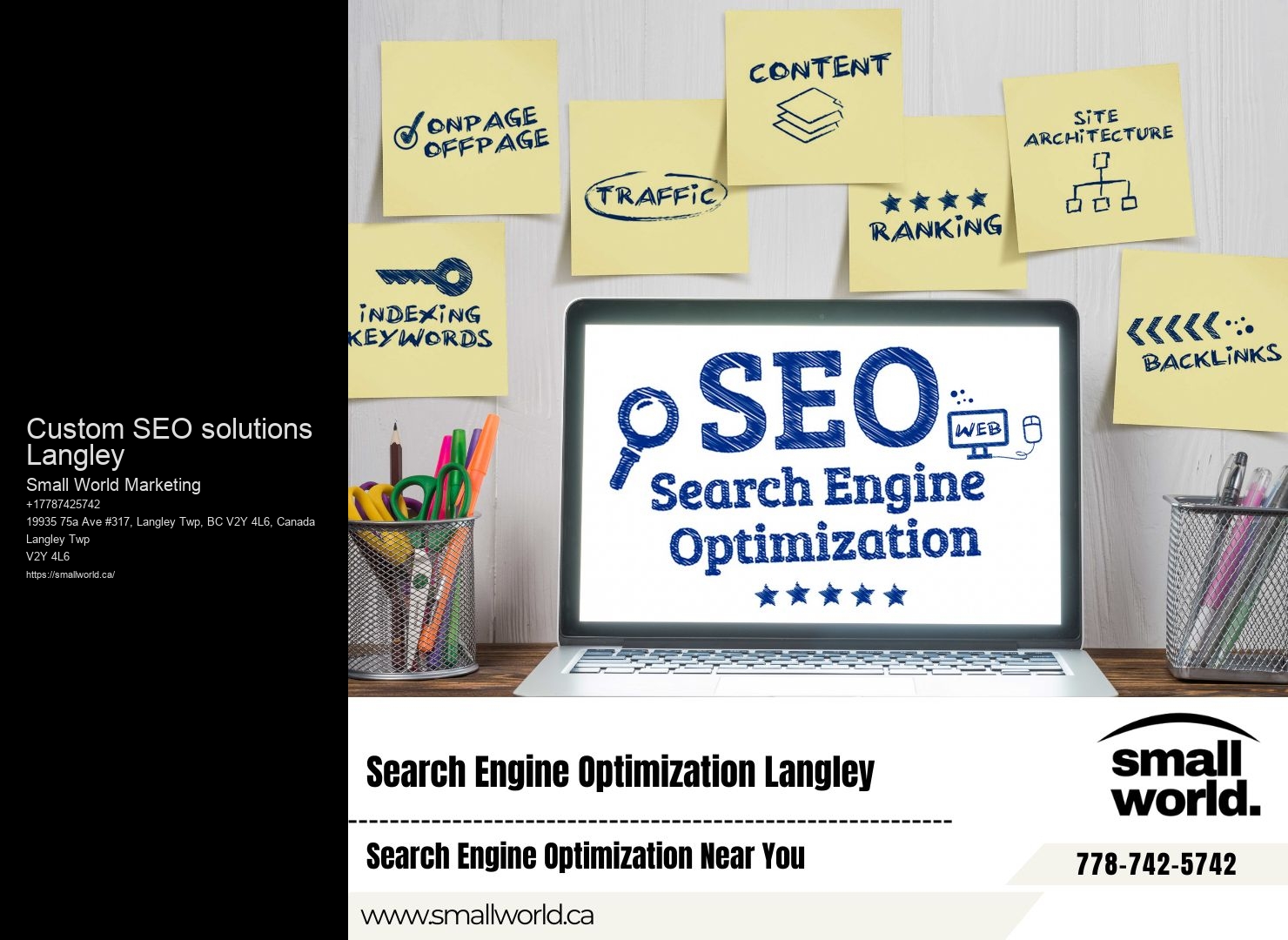 SEO marketing experts Custom SEO solutions Langley
