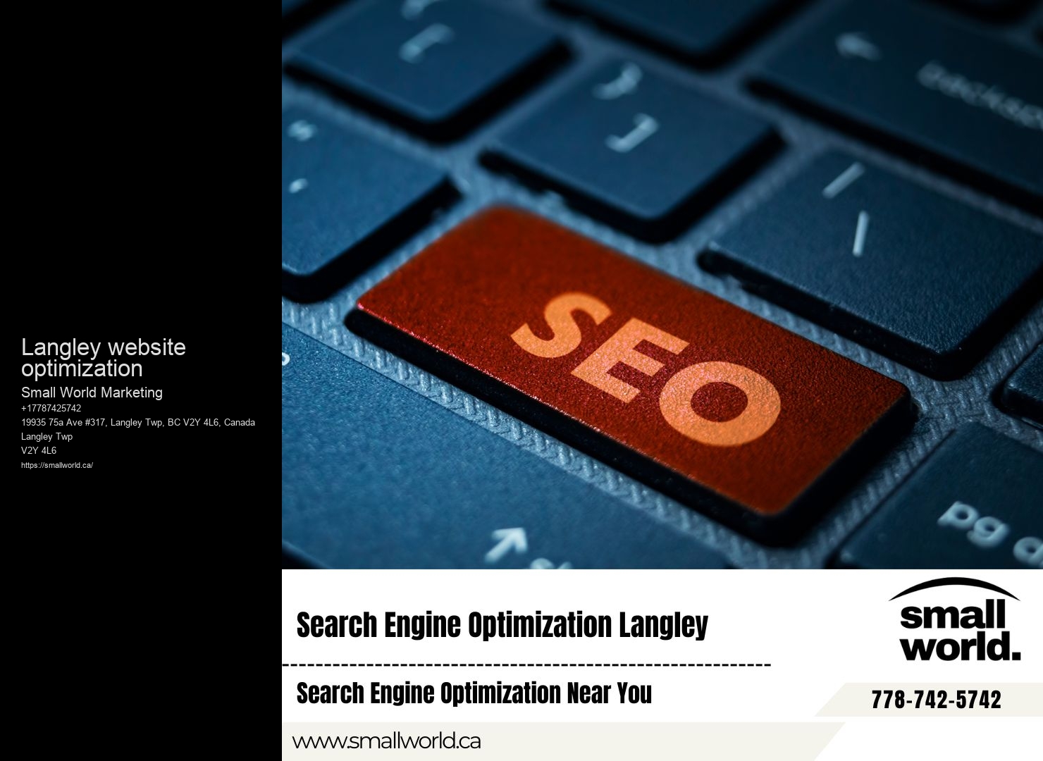Langley website optimization organic SEO